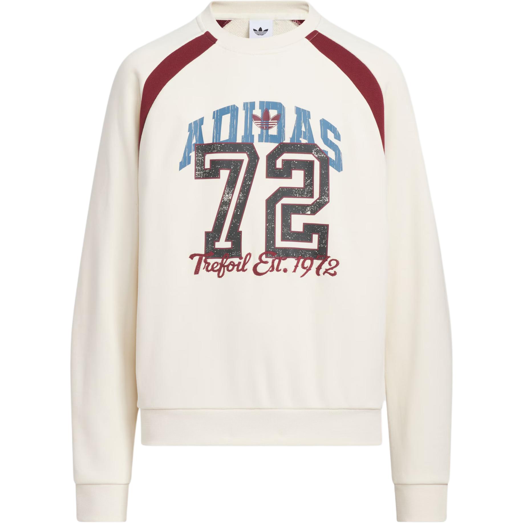 

Свитшот баскетбольный SS25 детский Adidas Originals, белый