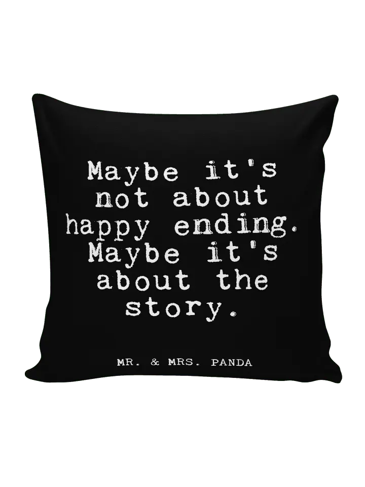 

Подушка Mr & Mrs Panda 40x40 Maybe its not about, черный