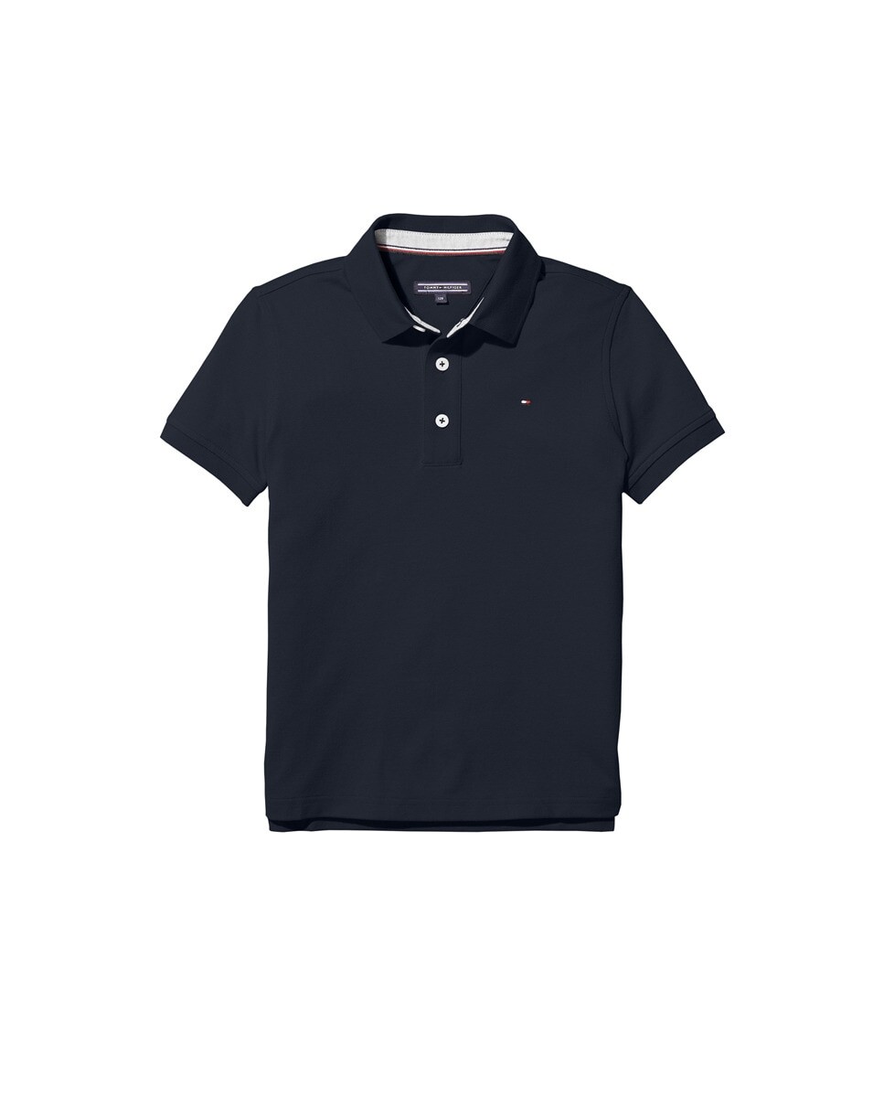 

Синяя базовая рубашка-поло для мальчика Tommy Hilfiger Tommy Hilfiger, темно-синий