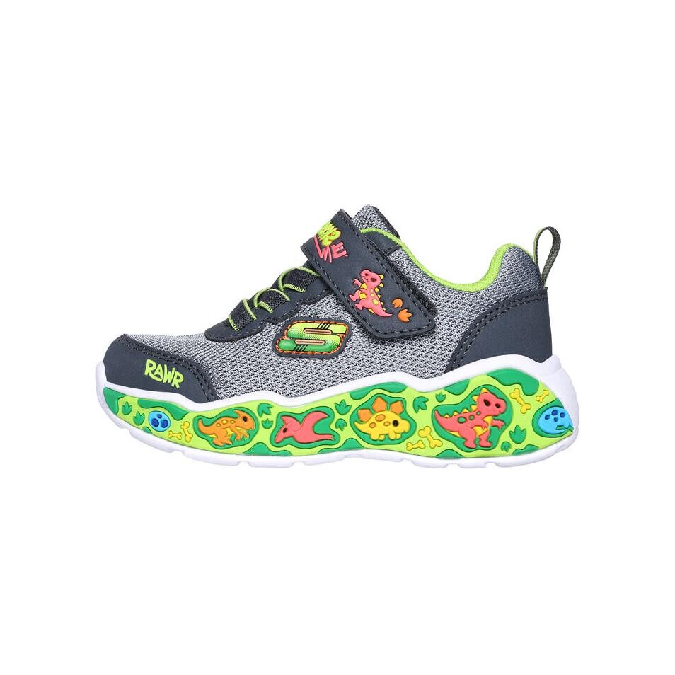 

МАЛЬЧИКИ Детская обувь для малышей Skechers Kids, цвет Charcoal/Lime
