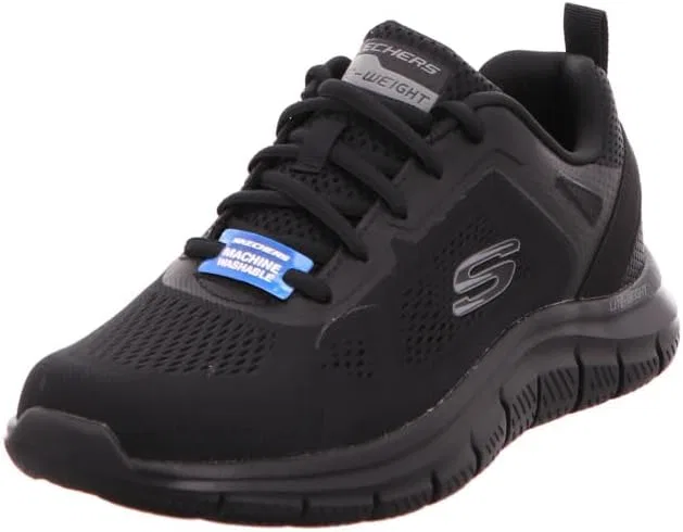 Мужские спортивные кроссовки Skechers Track Broader, Black Mesh Pu