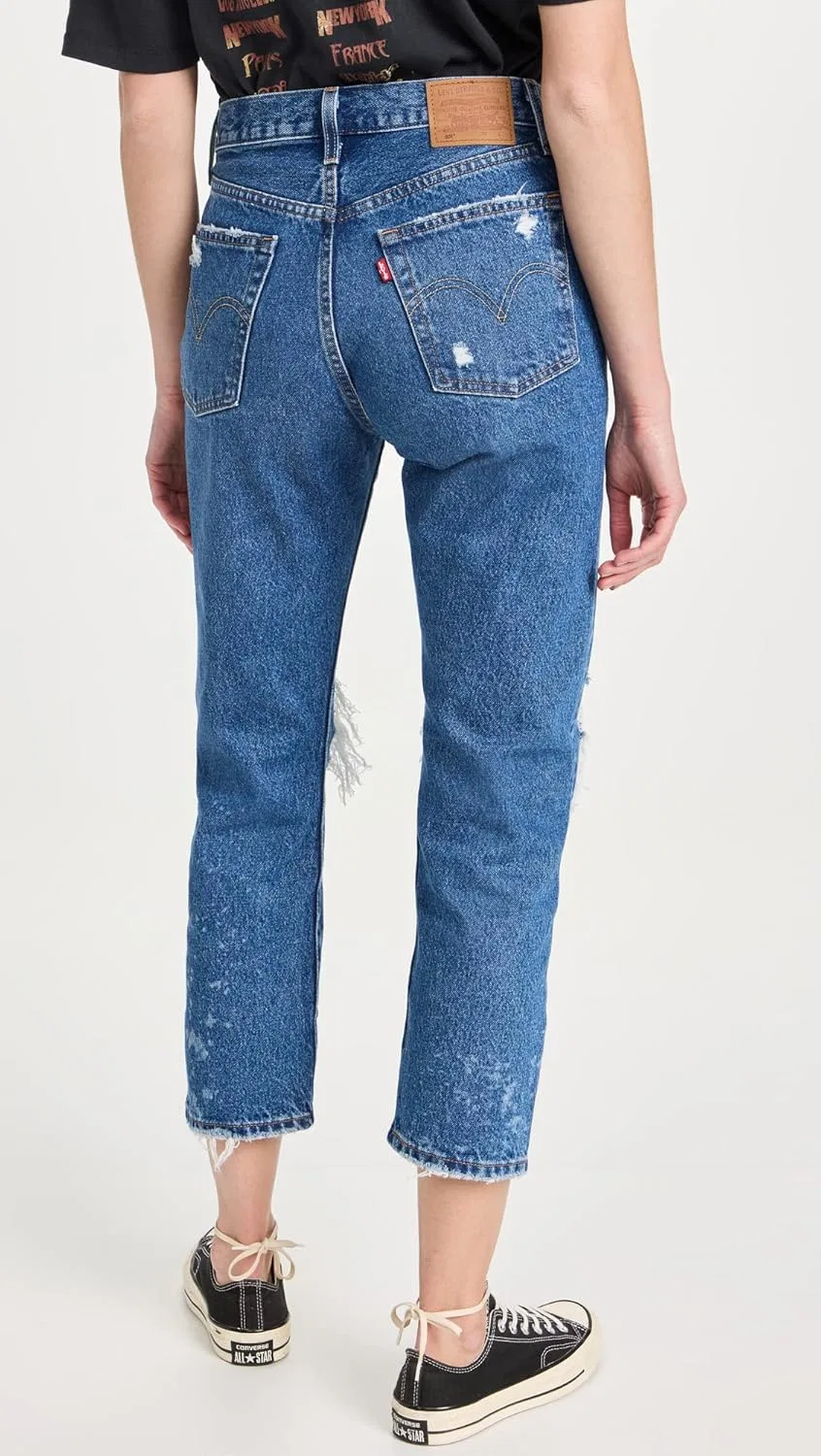 Укороченные джинсы Premium 501 Levi's — фото 4