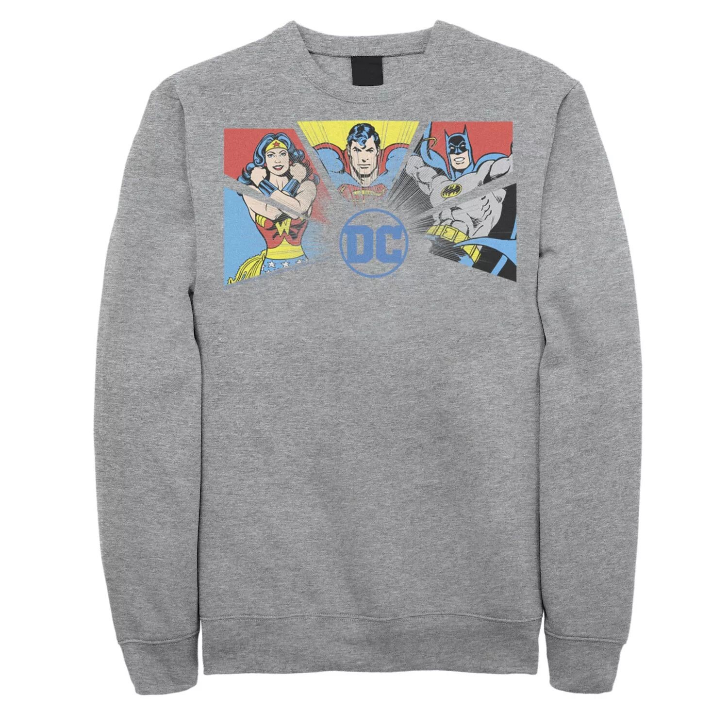 

Мужская толстовка с логотипом Лиги справедливости The Big Three DC Licensed Character