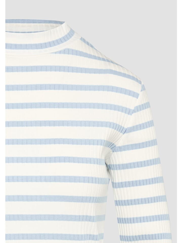 

Футболка s.Oliver T-Shirt langarm, цвет Blau-weiß