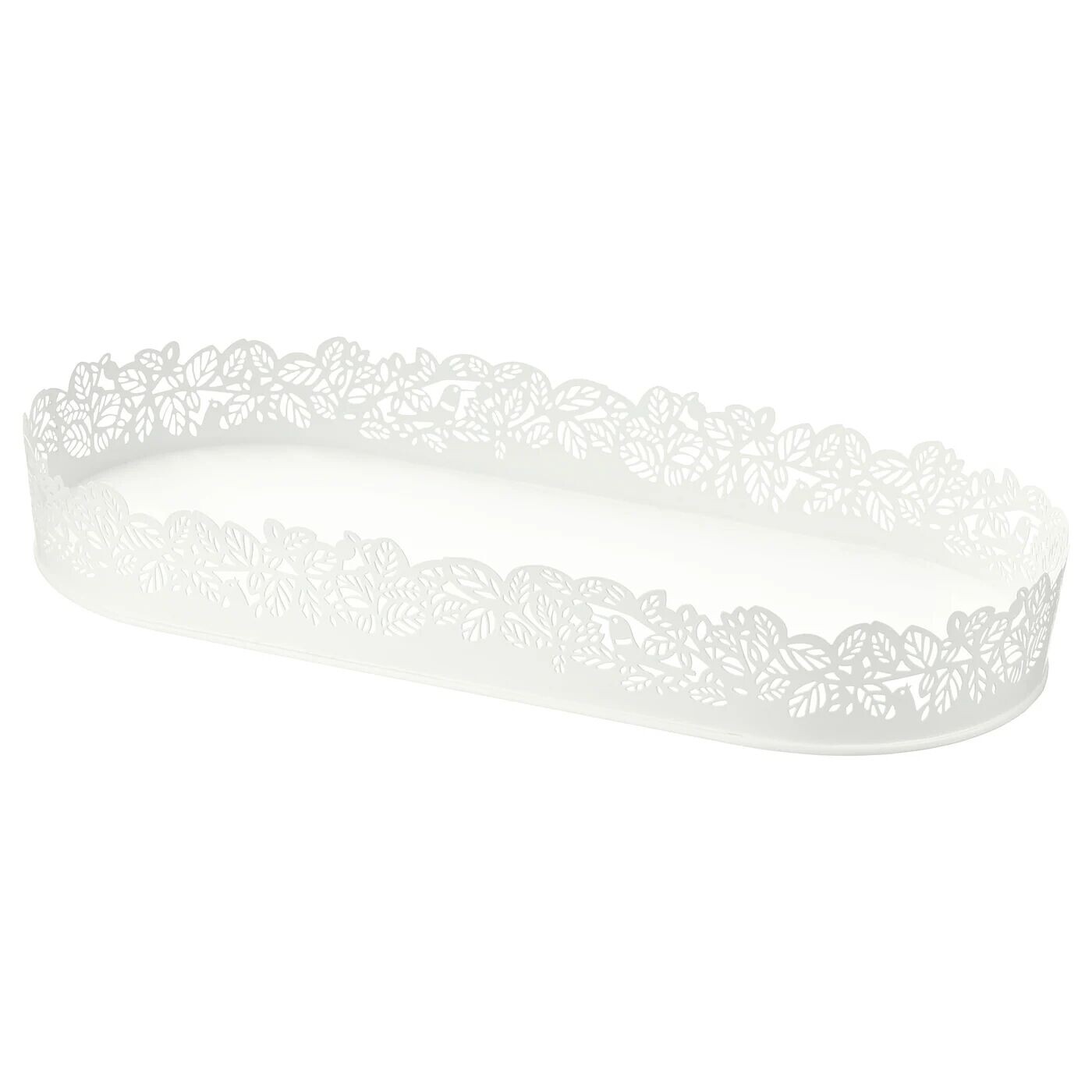 

Свеча/декоративная чаша, овал белый, 35x15 см, SAMVERKA IKEA
