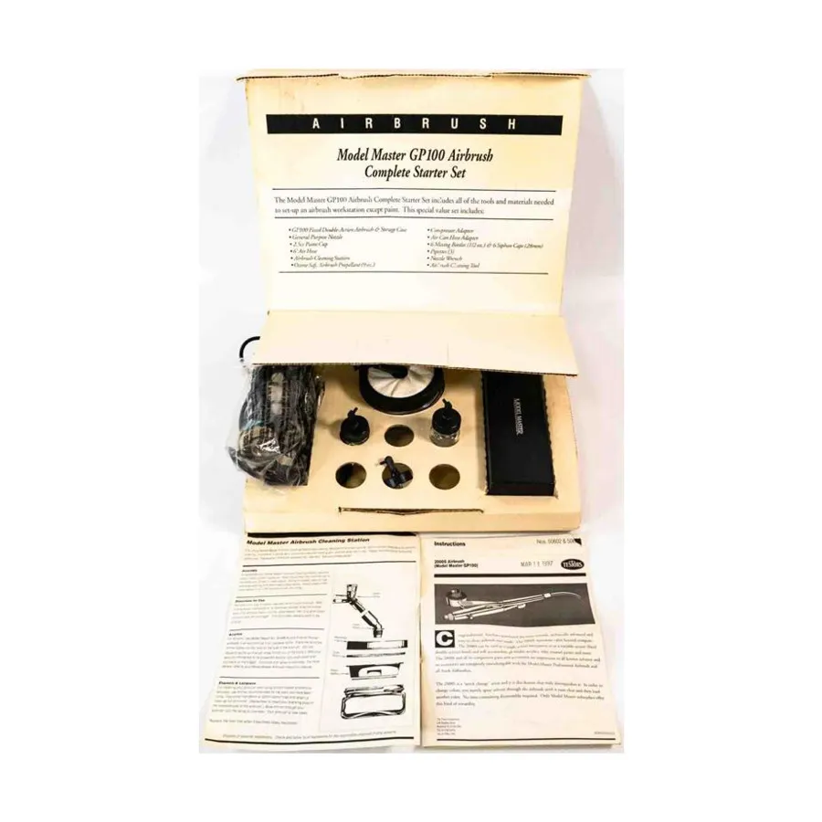 

Аэрограф модели Master GP100 (копия деталей), Complete Airbrushing System