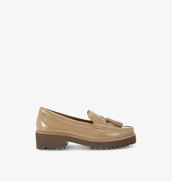Кожаные мокасины с кисточками Minnie Kg Kurt Geiger, коричневый