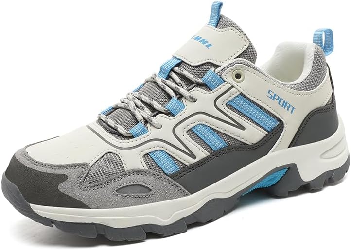 

Мужские летние походные ботинки MissLetty с дышащей сеткой и улучшенной устойчивостью сцепления, синий