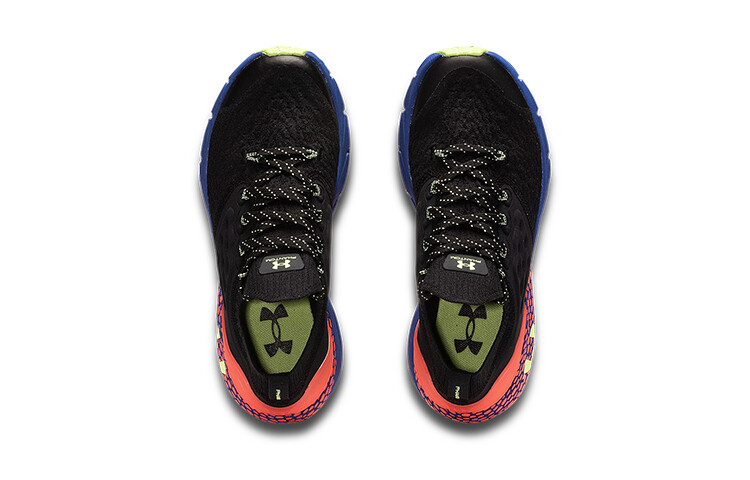 Детские кроссовки HOVR Phantom 2 GS Low-top черные/синие Under Armour — фото 4