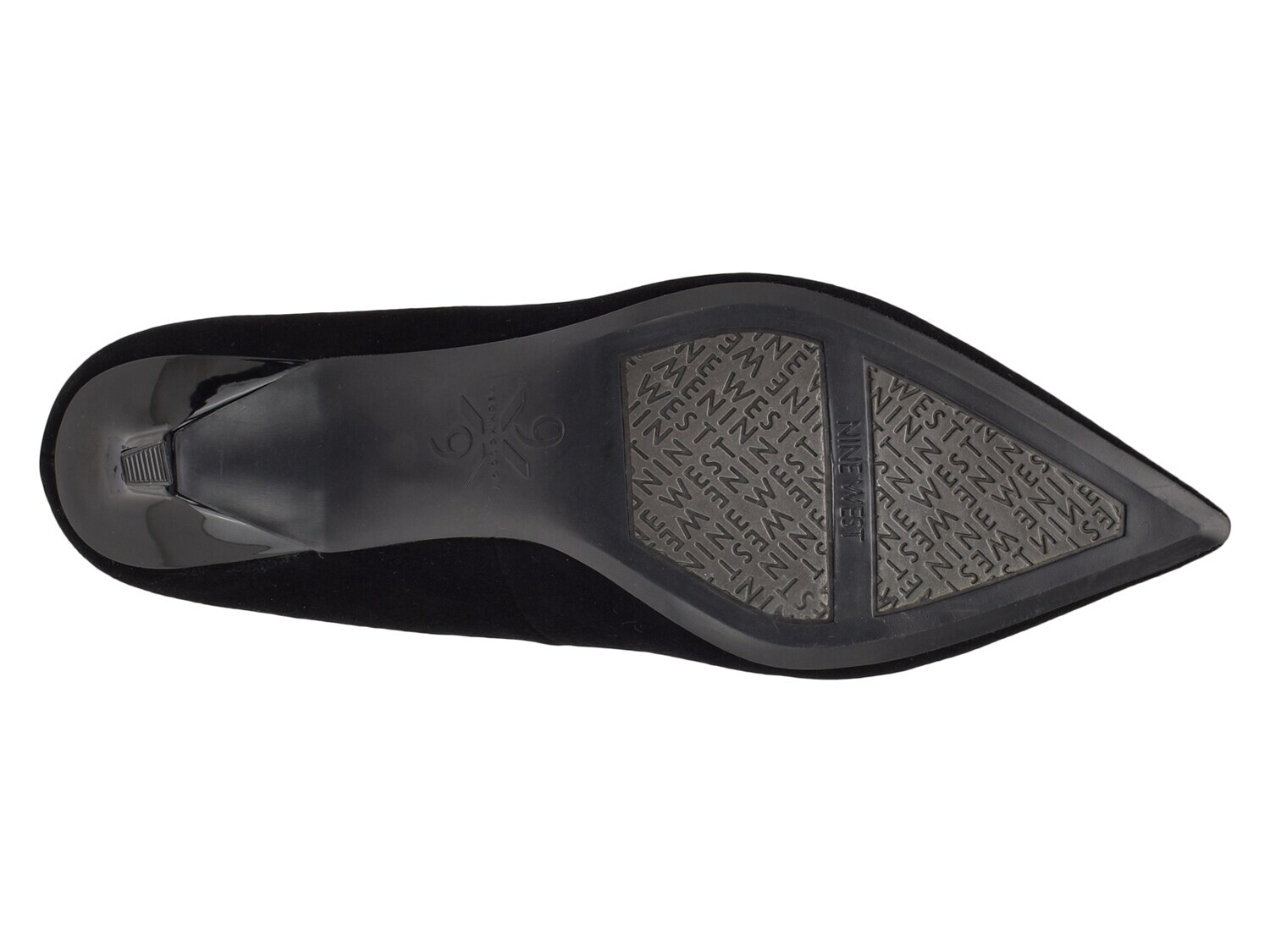 Туфли Nine West лодочки кожаные, черный — фото 4