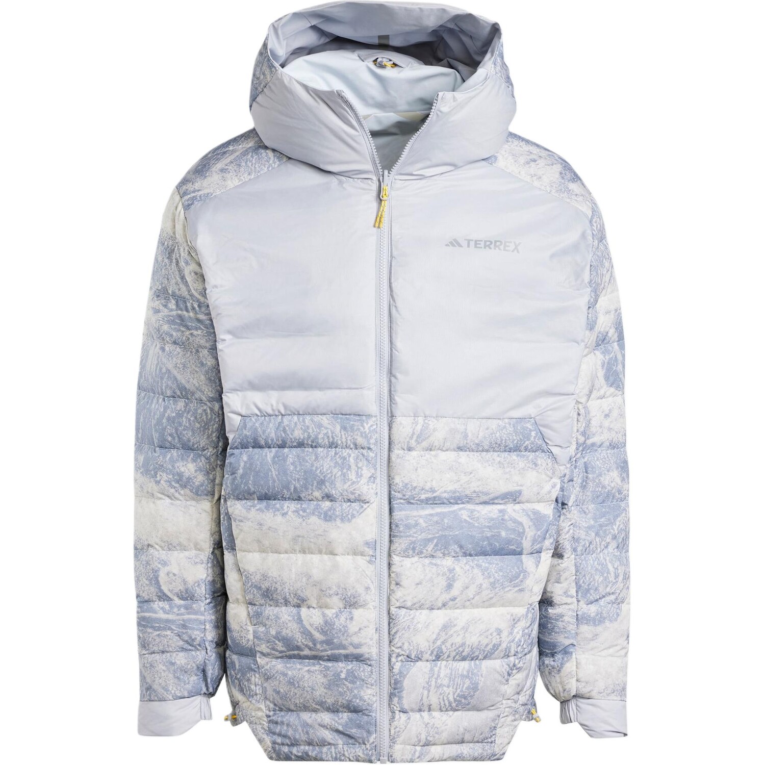 

National Geographic X Пуховик мужской светло-голубой Adidas Terrex