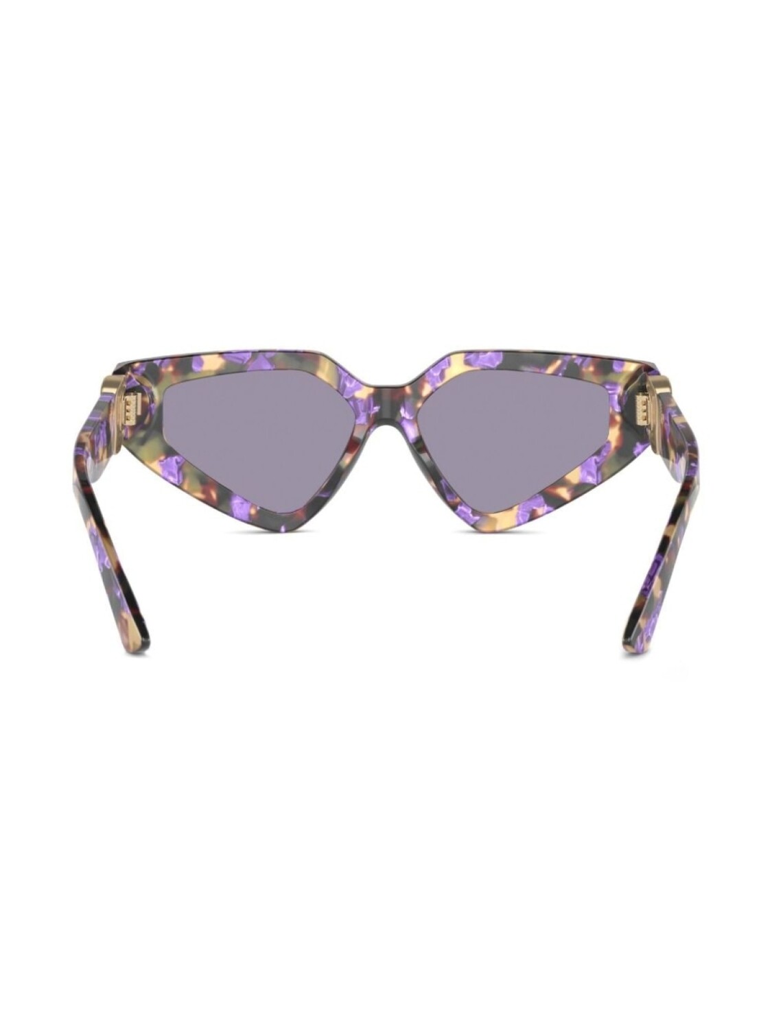 Dolce & Gabbana Eyewear солнцезащитные очки Precious в оправе 'кошачий глаз', синий — фото 3