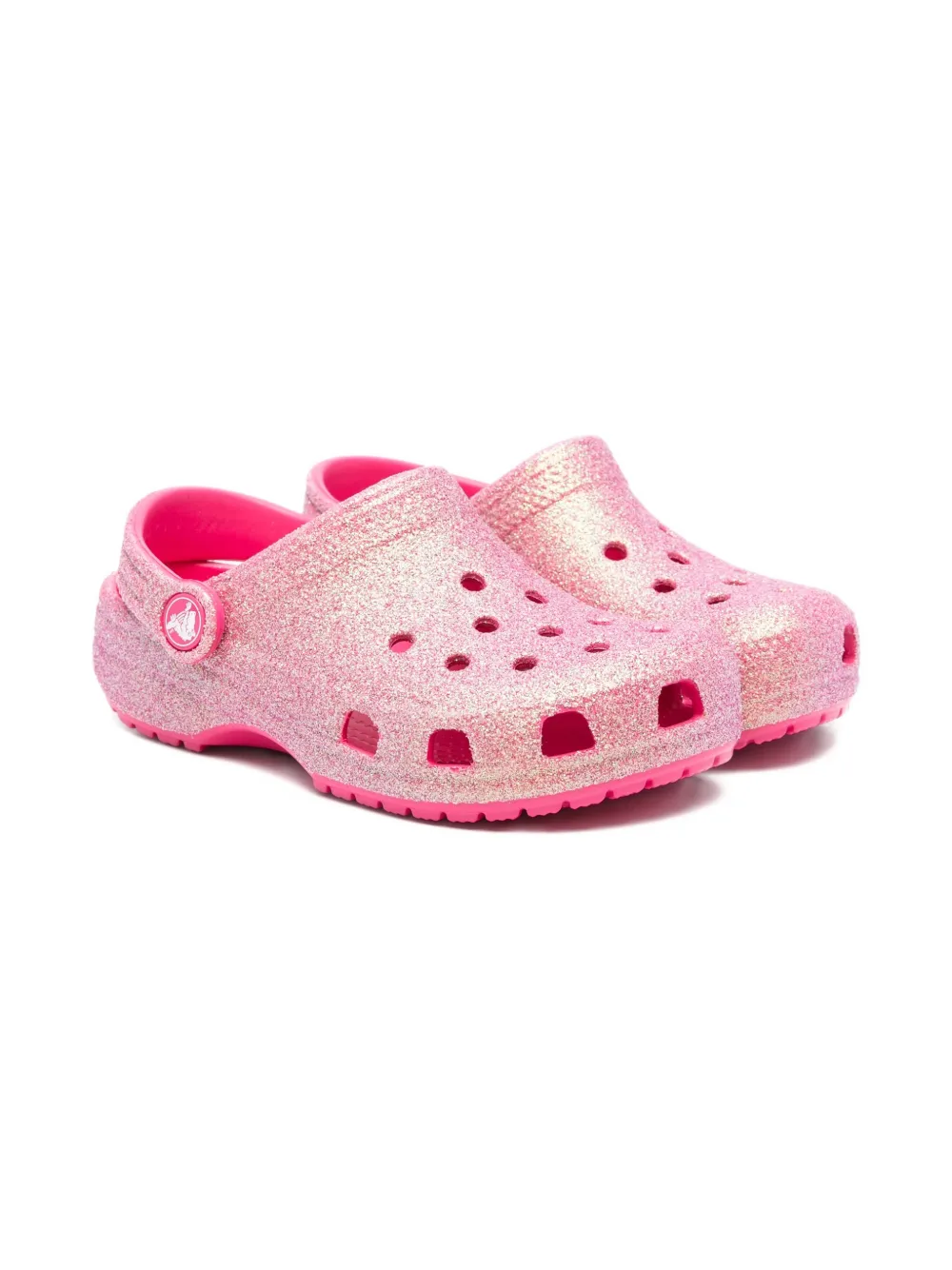 

Кроксы с блестками Crocs Kids, розовый