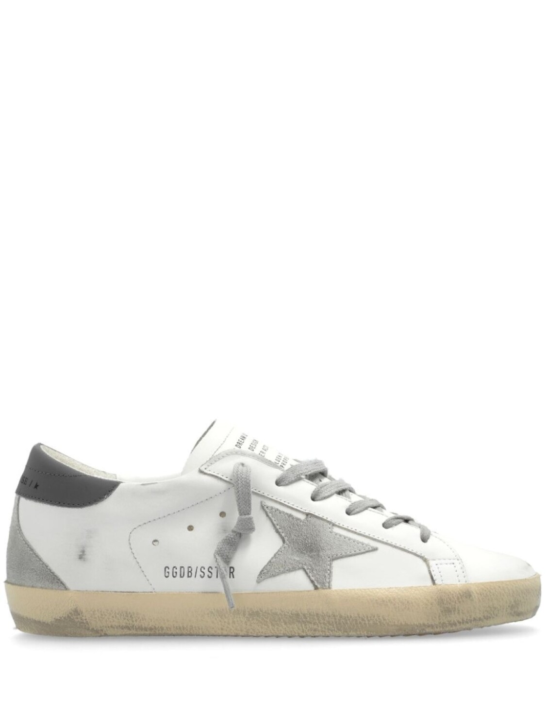 Golden Goose кеды Super-Star с эффектом потертости, белый