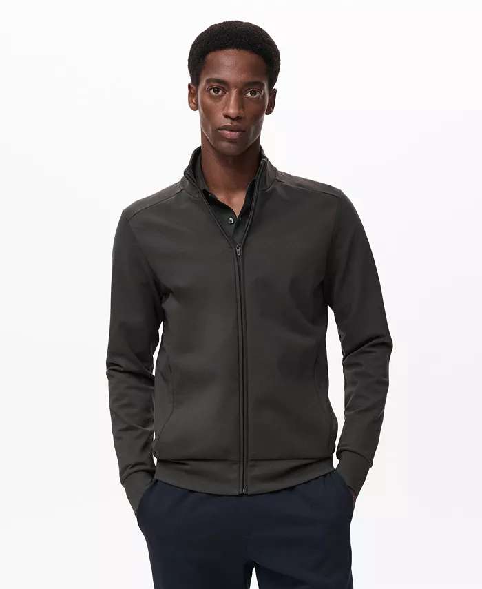 

Мужская техническая толстовка стандартного кроя Mango, зеленый