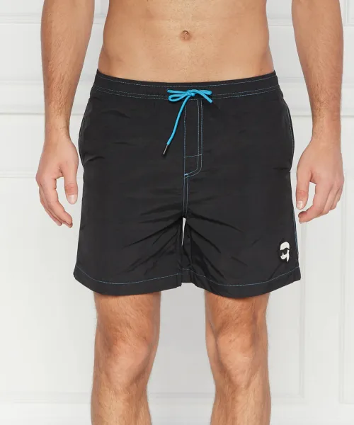 

Пляжные шорты Regular fit Karl Lagerfeld, черный