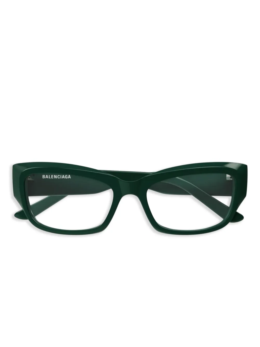 

Очки в оправе 'кошачий глаз' Balenciaga Eyewear, зеленый