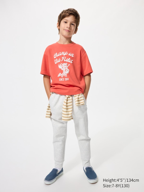 Хлопковая футболка AIRism с графикой Uniqlo, 14 red — фото 2