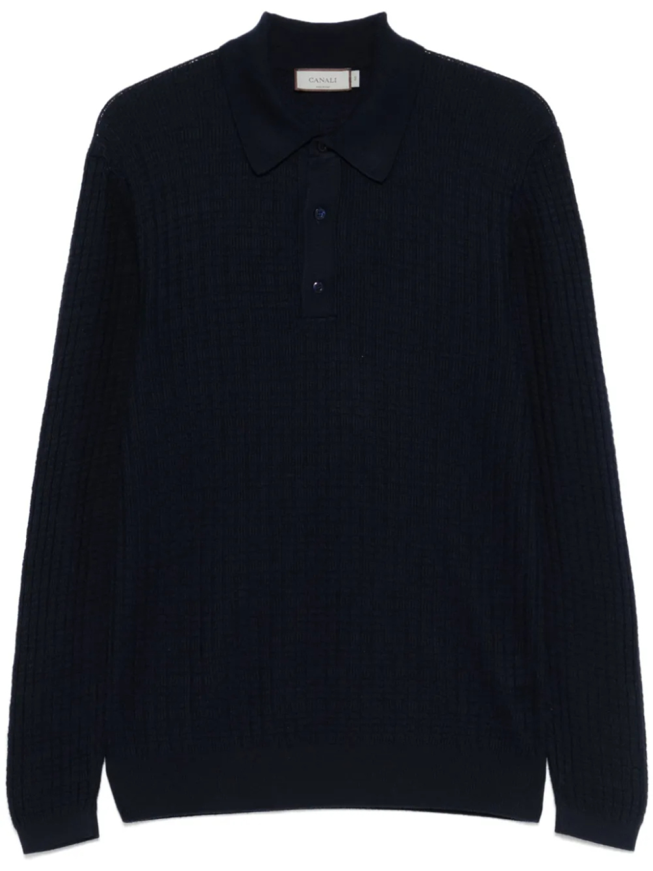 

Canali трикотажная рубашка поло, синий