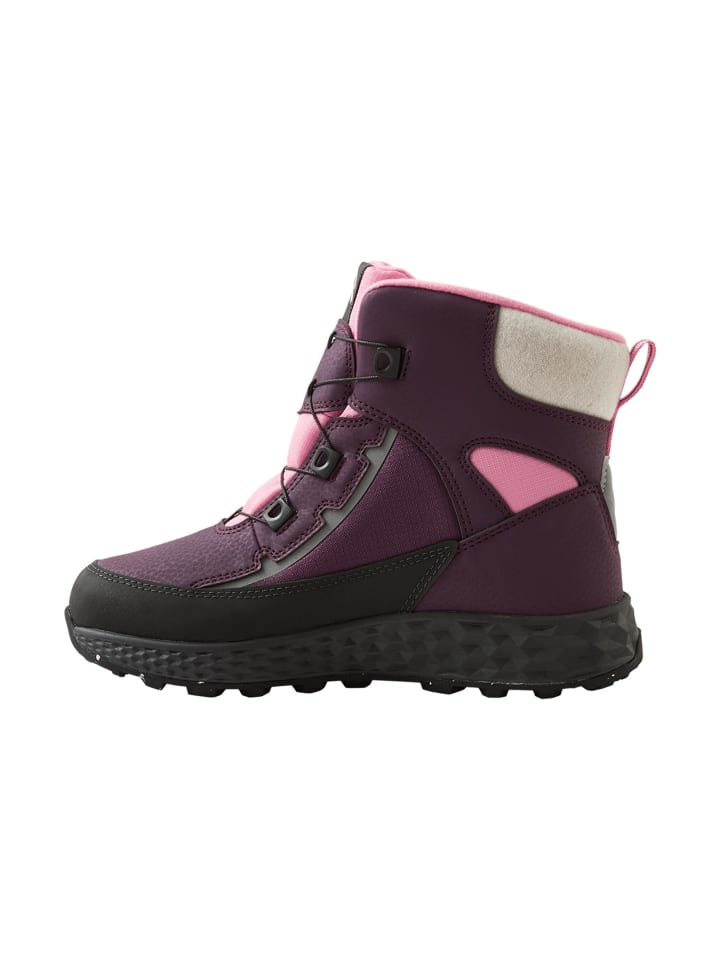Кроссовки ReimaTec "Hallava Quicklock winter shoes" темно-фиолетового цвета — фото 2