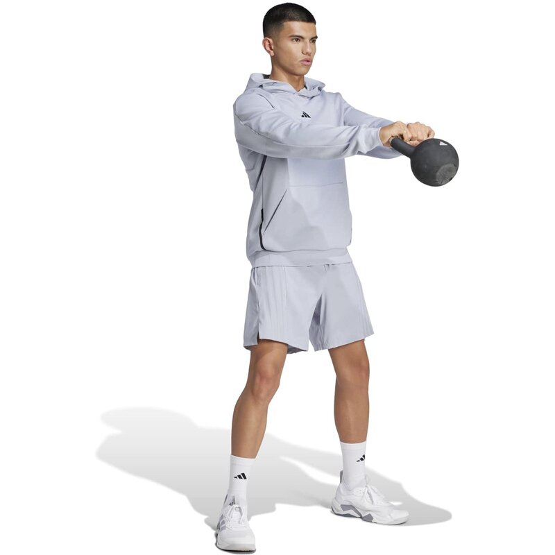 Толстовка с капюшоном, предназначенная для тренировок Adidas, цвет halsil — фото 4