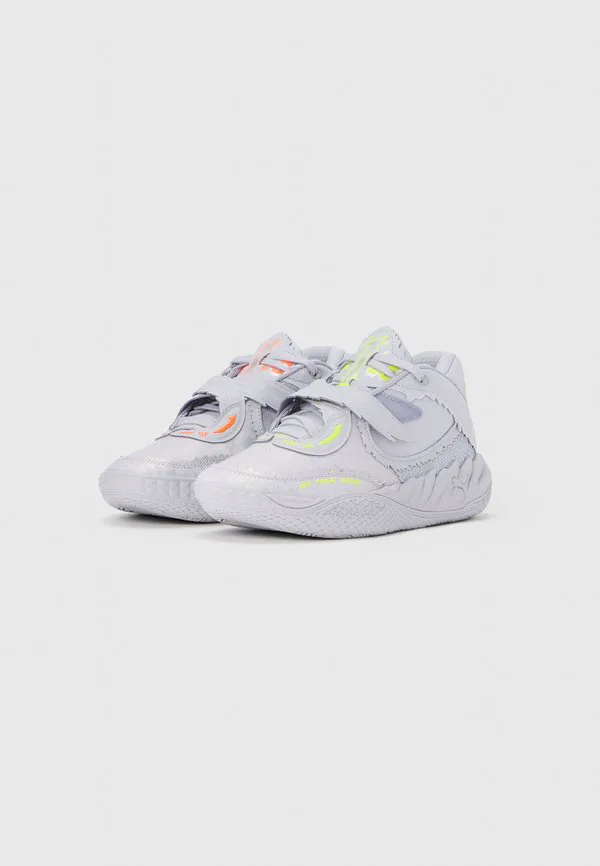Баскетбольные кроссовки mb 05 shine унисекс Puma, Dusky Gray/Rickie Orange — фото 2