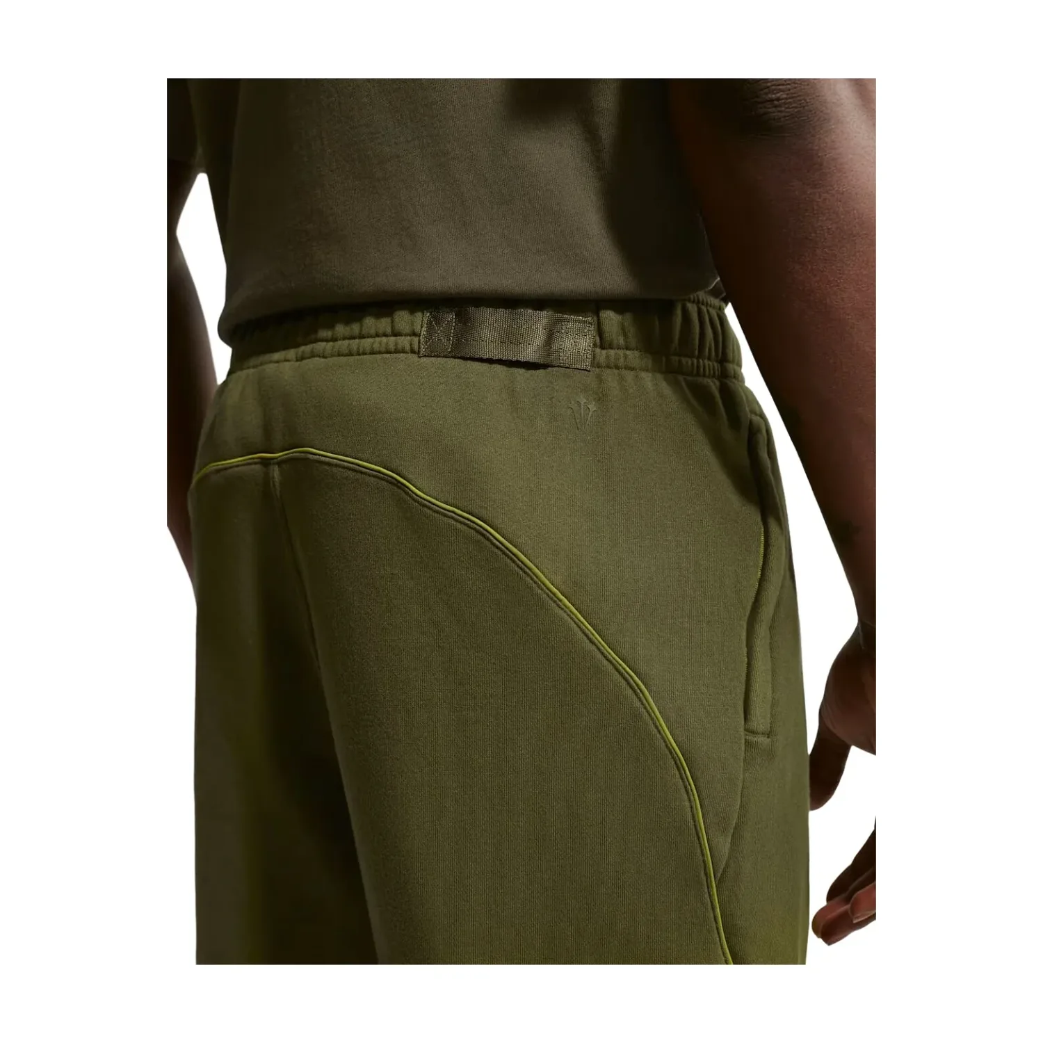Брюки Nike NOCTA Fleece CS «Moss Medium Olive», зеленый — фото 3
