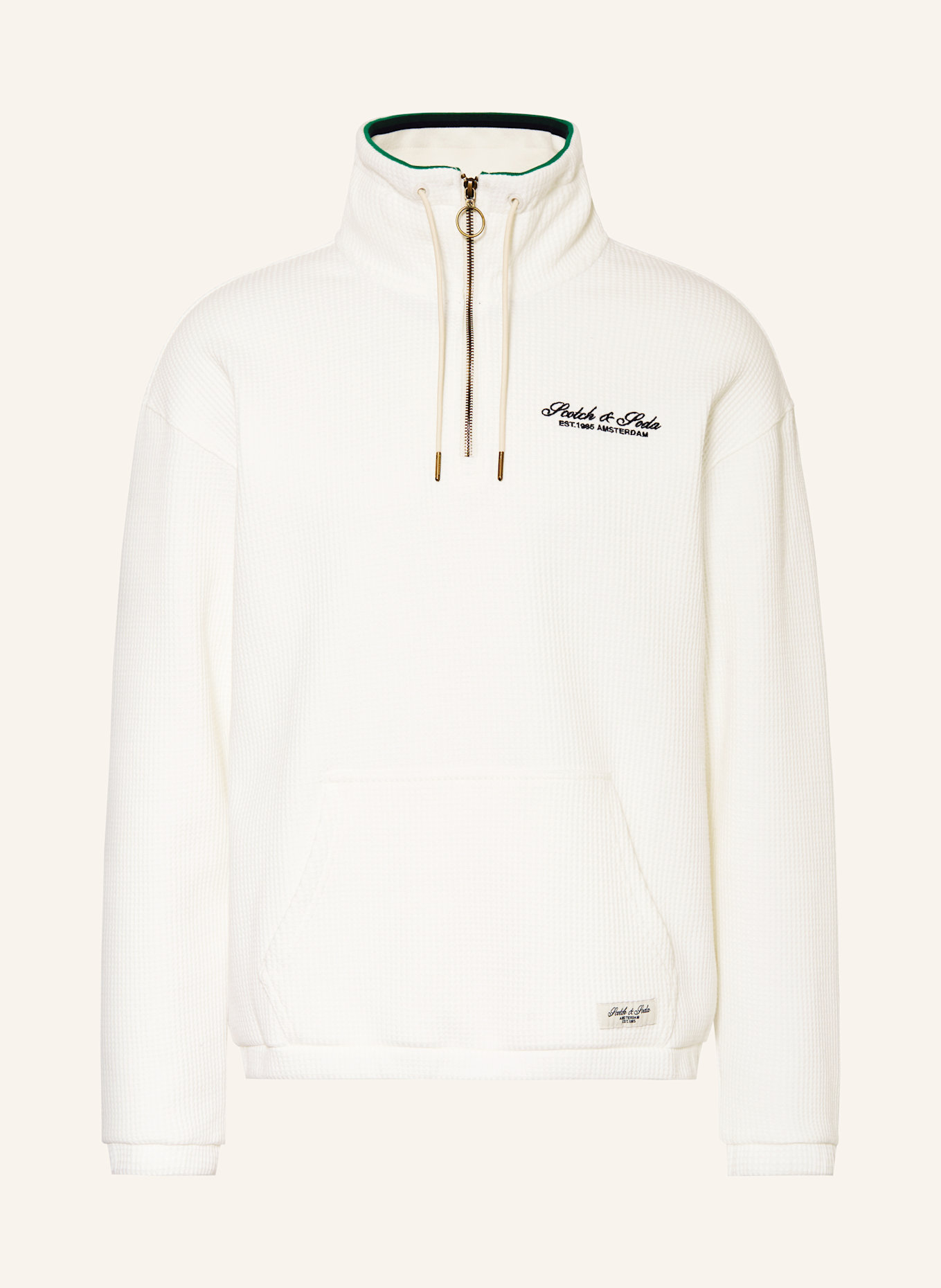 

Свитер пике Scotch & Soda, белый
