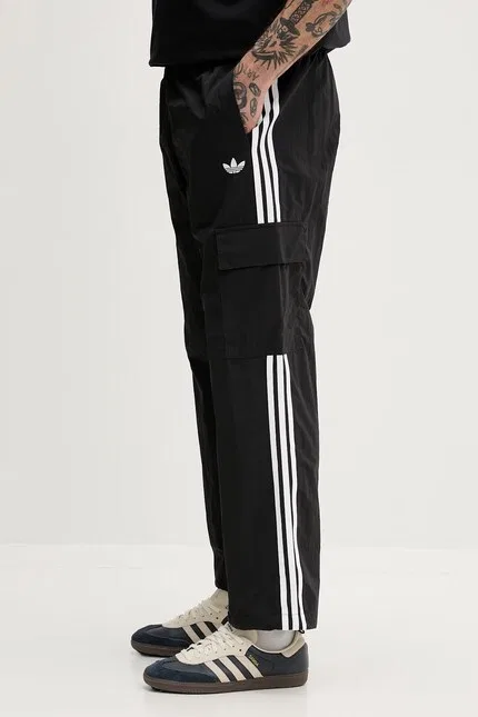 Спортивные штаны с высокой посадкой Adidas Originals, черный — фото 4