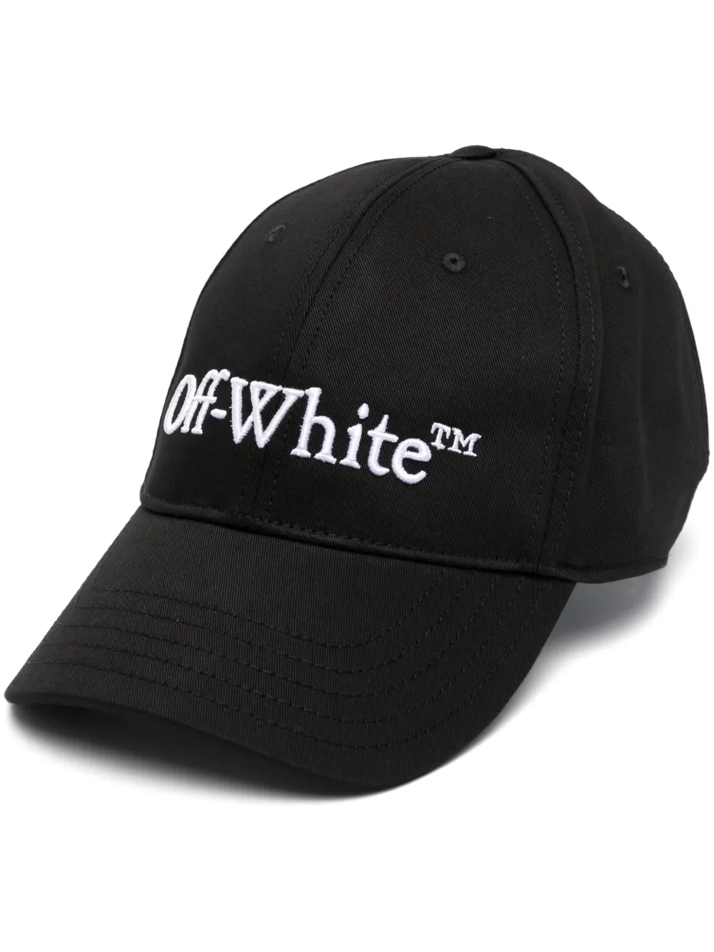 

Бейсболка Bookish с вышитым логотипом OFF-WHITE, черный