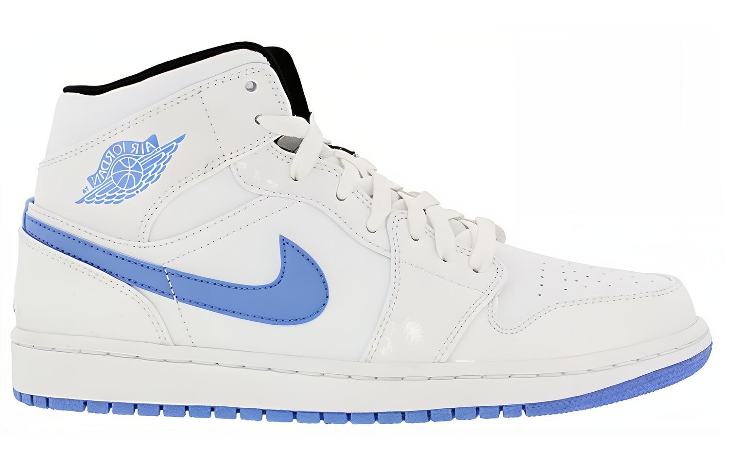 Кеды Jordan Air Jordan 1 Vintage Basketball, белый/голубой — фото 3