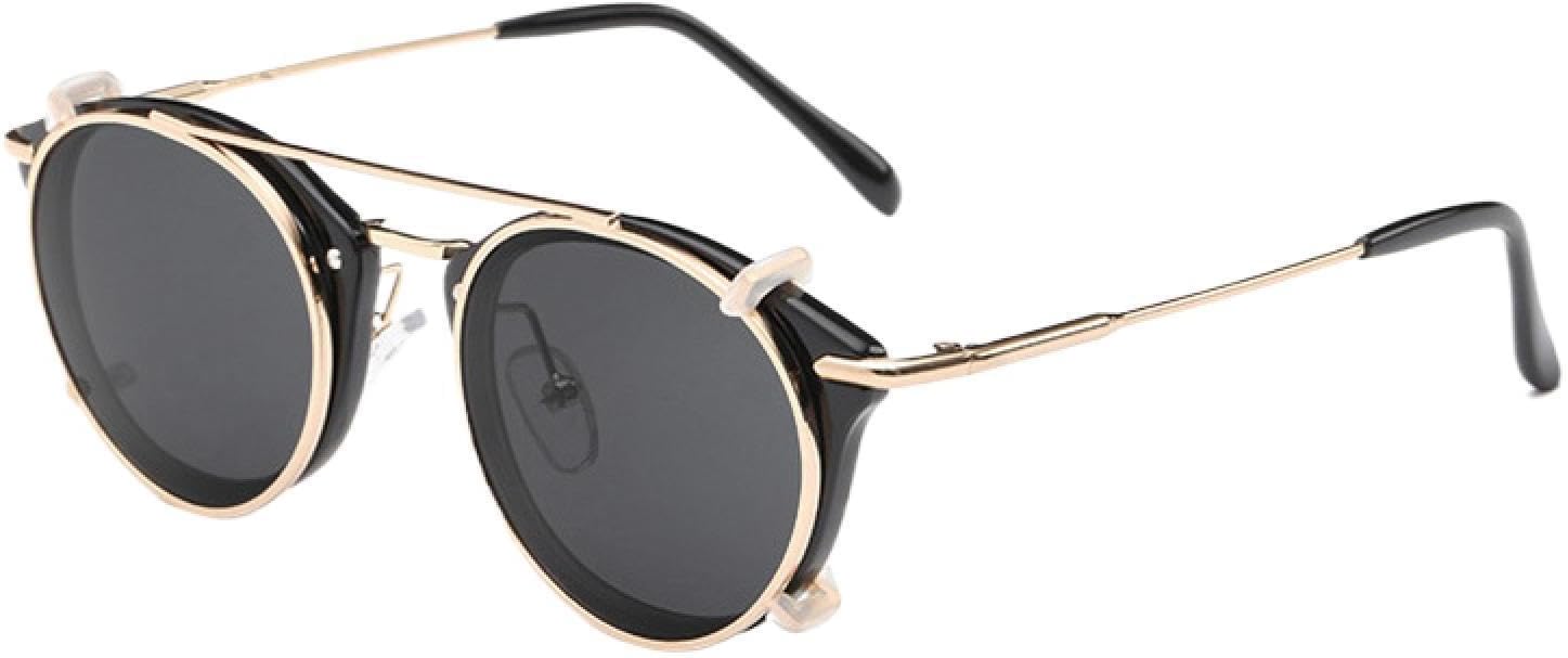 

Солнцезащитные очки с защитой от УФ-излучения UV400 для женщин и мужчин | Стиль стимпанк, откидные, со съемными линзами, круглые | для занятий спортом на открытом воздухе DSVIGF, 07