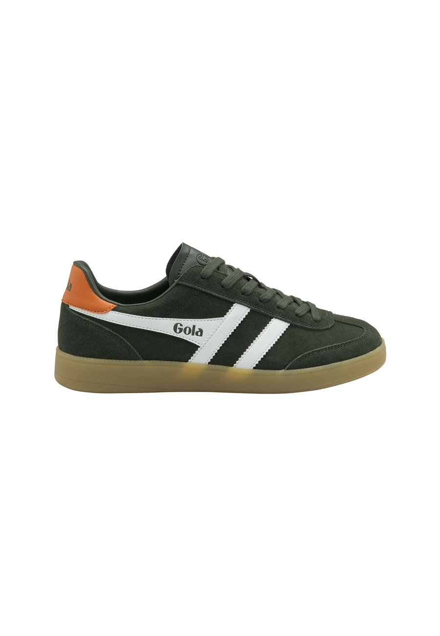 

Кроссовки Gola Trainers, Dark Khaki White Moody Orange Gum/Green