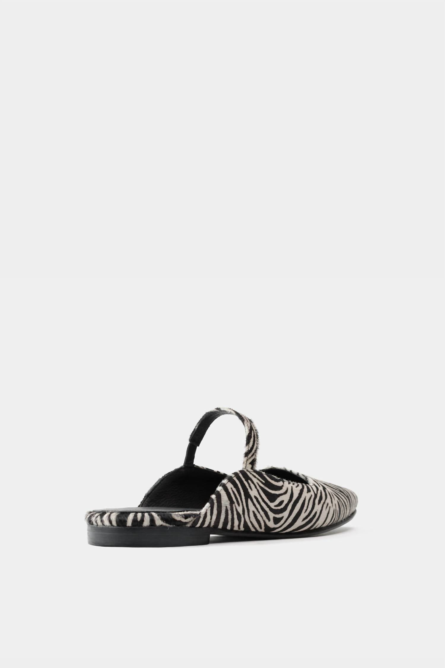Женские кожаные балетки Mara Sandal в зебре Dante Shoes, Zebra — фото 3