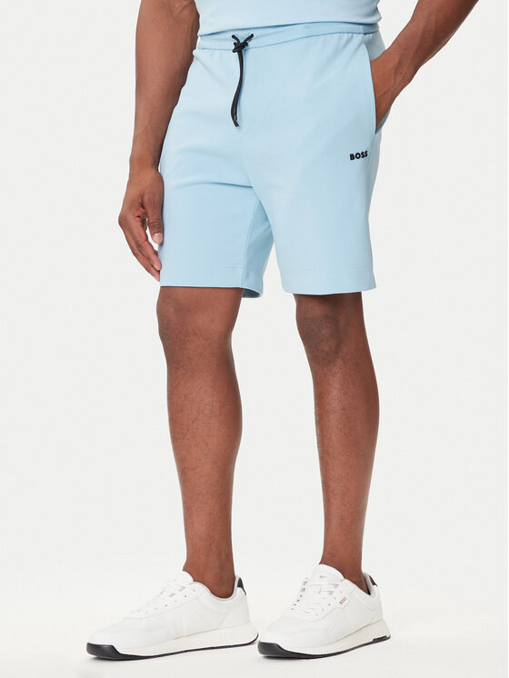 

Спортивные шорты regular fit Zone 50543091 Boss, голубой