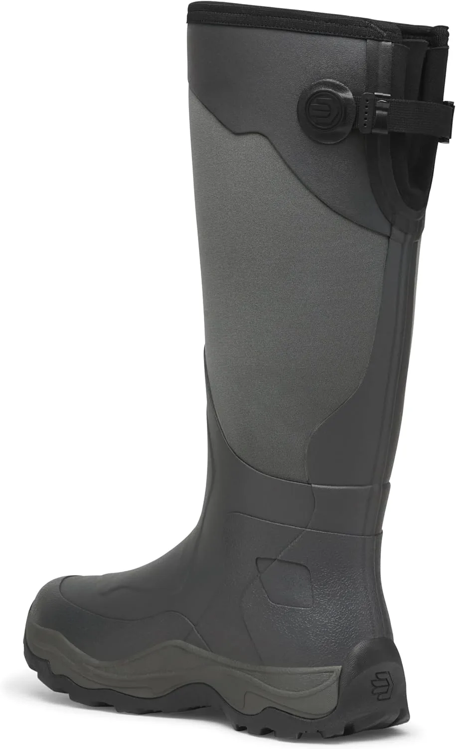 Мужские утепленные охотничьи и рабочие ботинки LaCrosse Men’s Alpha Agility 17” - натуральный резиновый корпус с подошвой Traction Agility и стелькой EVA Name ‎LaCrosse, серый — фото 3