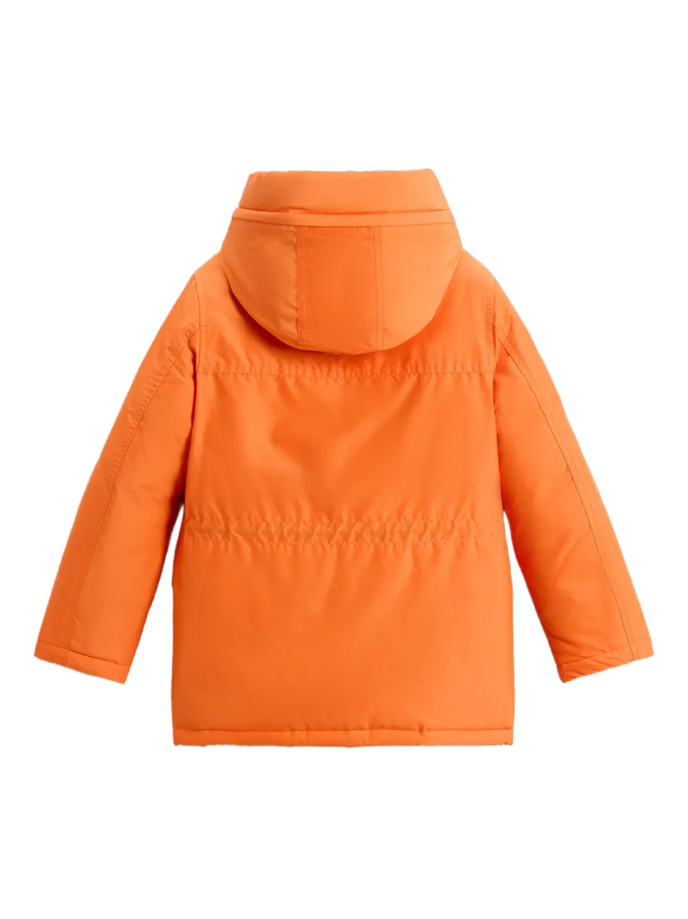 Арктическая парка с капюшоном и карманами Woolrich Kids, оранжевый — фото 2
