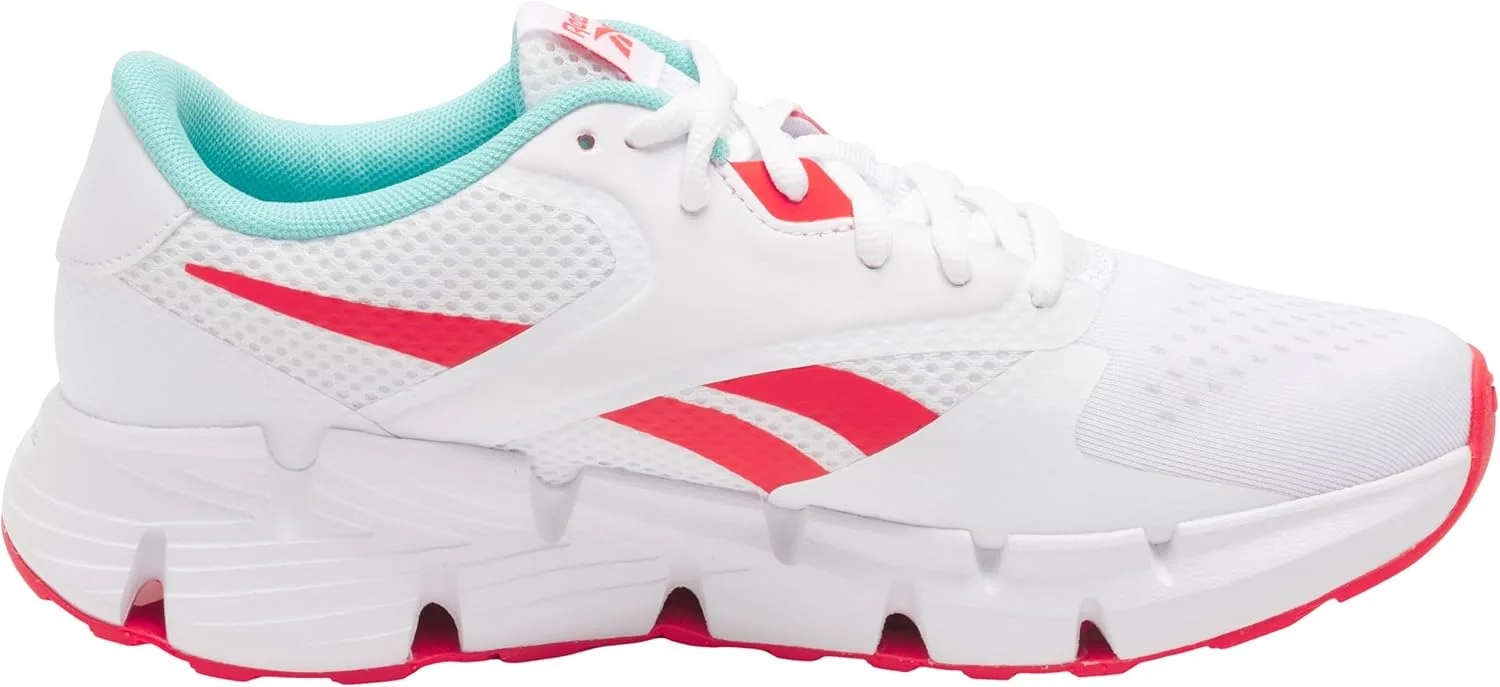 Кроссовки Reebok Zig Dynamica 5 для девочек, белый/красный — фото 4