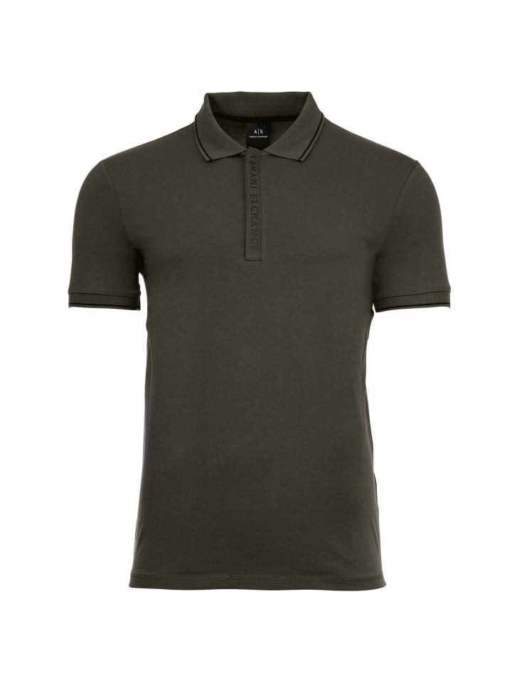 

Футболка поло Armani Exchange, цвет black ink