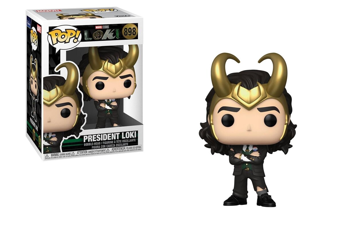 

Funko POP! Марвел, коллекционная фигурка, президент Локи, 898 г.