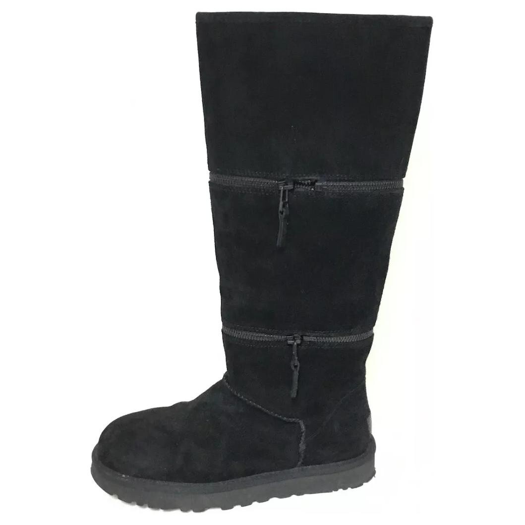 

Зимние ботинки женские черный Ugg
