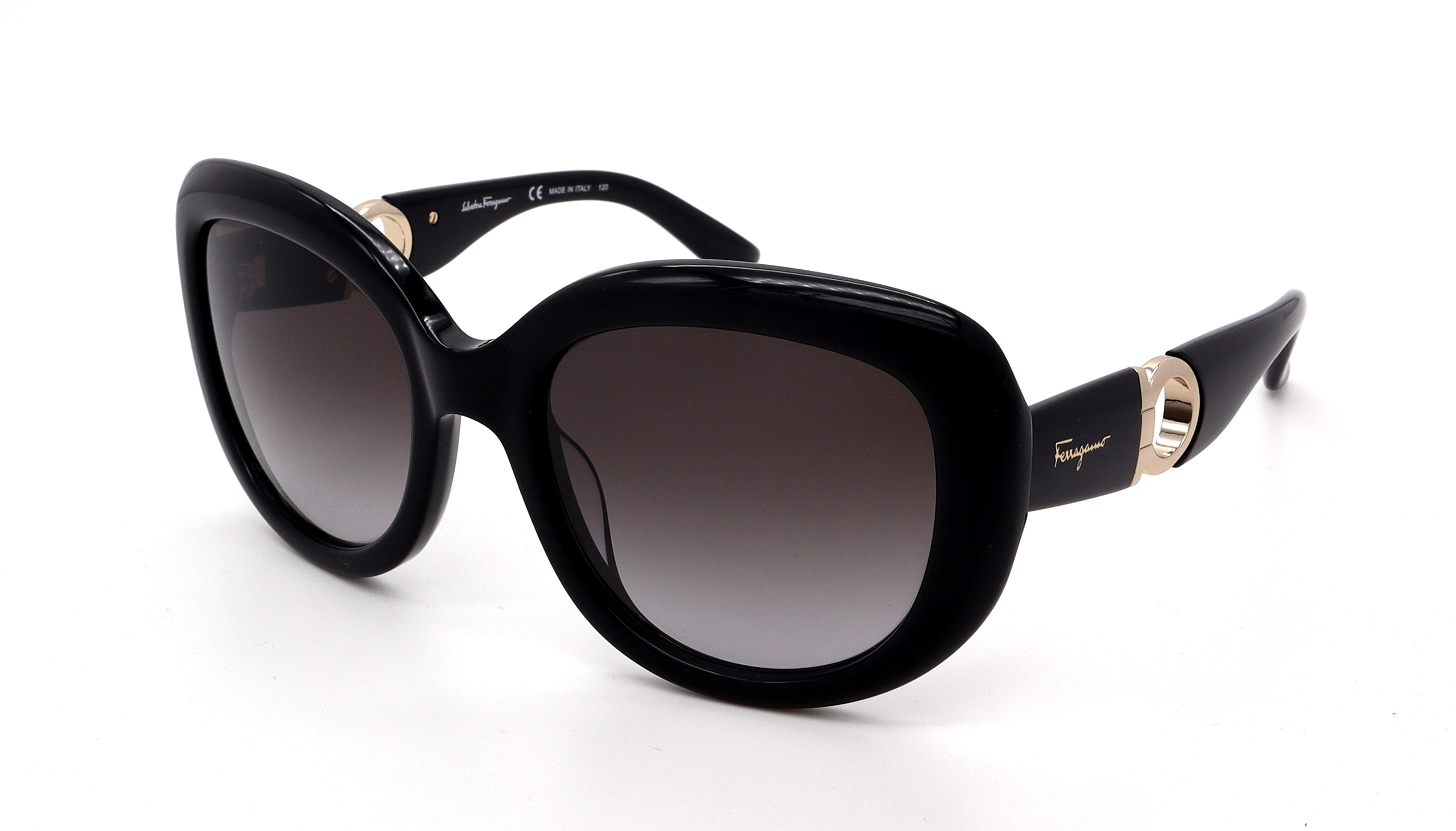 

Женские солнцезащитные очки Salvatore Ferragamo, черный