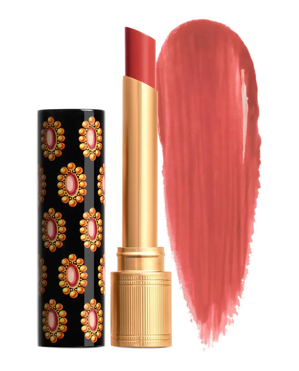 Блеск для губ Rouge De Beauté Brillant Gucci, 217 - Valeria Rose — фото 4