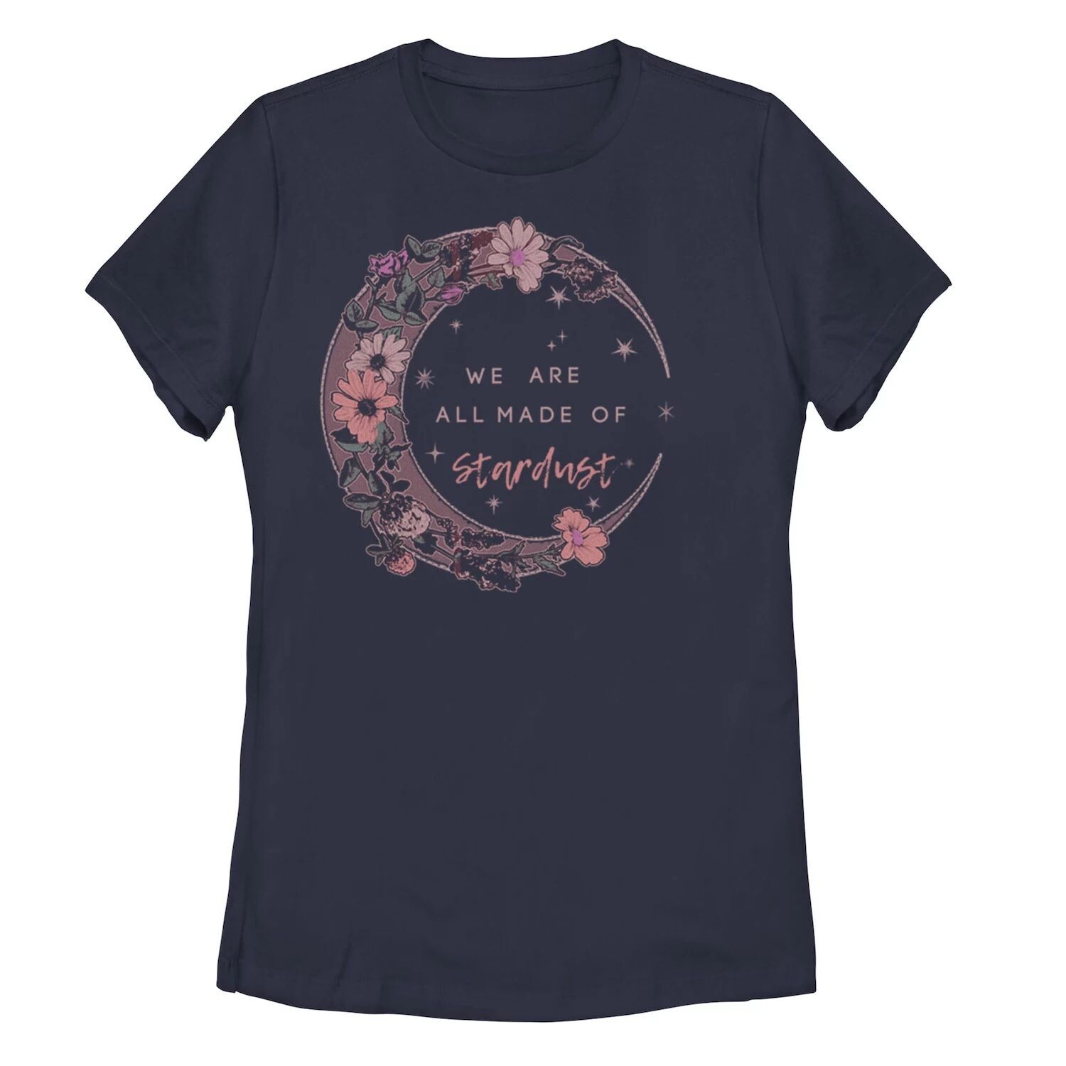 

Футболка Stardust Moon Galactic Flowers для юниоров, темно-синий