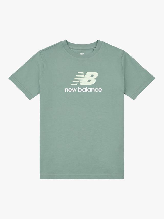 

Детская футболка из хлопка с логотипом New Balance, Dark Juniper