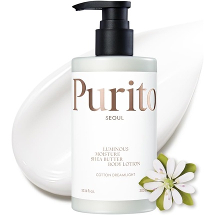 

Сияющий увлажняющий лосьон для тела с маслом ши Cotton Dreamlight Purito