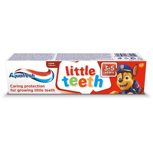 

Aquafresh, Зубная паста, маленькие зубки Щенячий патруль 3-5 лет, 75 мл