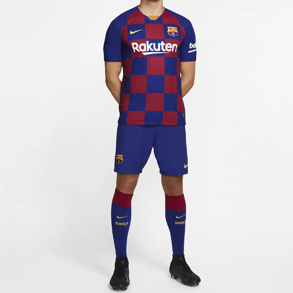 Футболка Nike 2019/20 season Barcelona Vapor Home Player Version Blue/Red, синий — фото 3