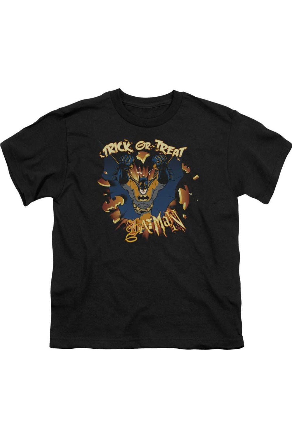 

Футболка с коротким рукавом для детей "Batman Pumpkin Burst" Gildan, черный