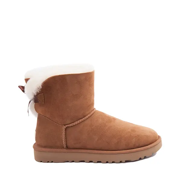 

Женские ботинки UGG Mini Bailey Bow II, цвет Chestnut
